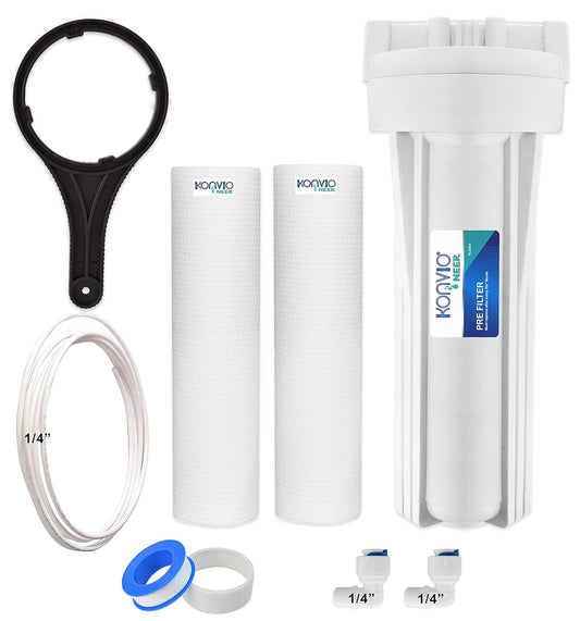 Macmillan Aquafresh Water Purifier Pre Filter Service Kit for All RO Water Purifier (PF Kit - 1/4" Elbow connector)