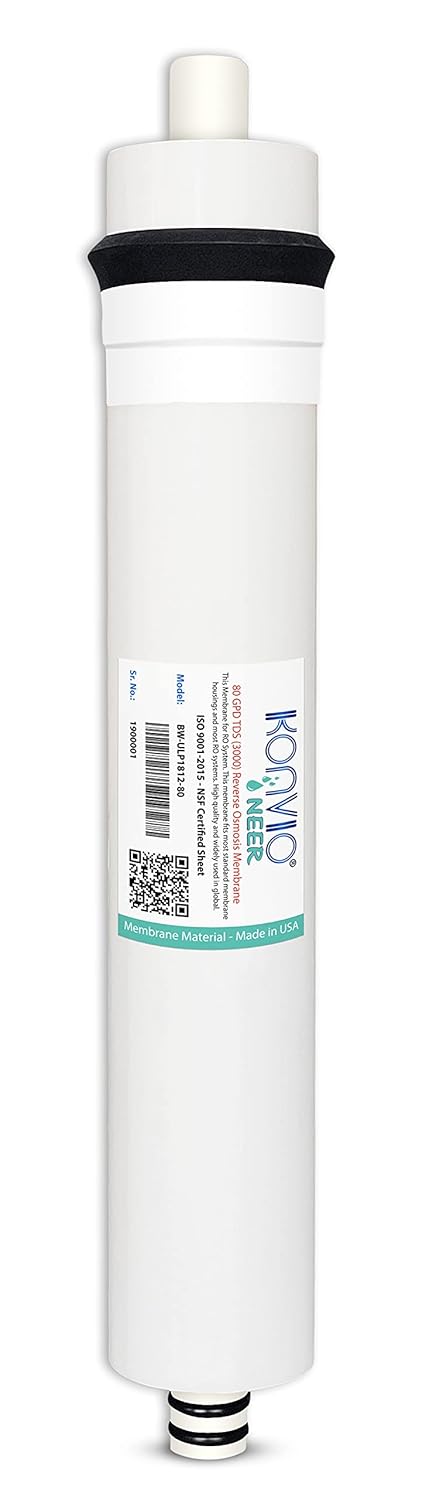 Macmillan Aquafresh 80 GPD Ro Membrane, up to 3000 High TDS Membrane, for All Type of RO Water Purifiers (White)